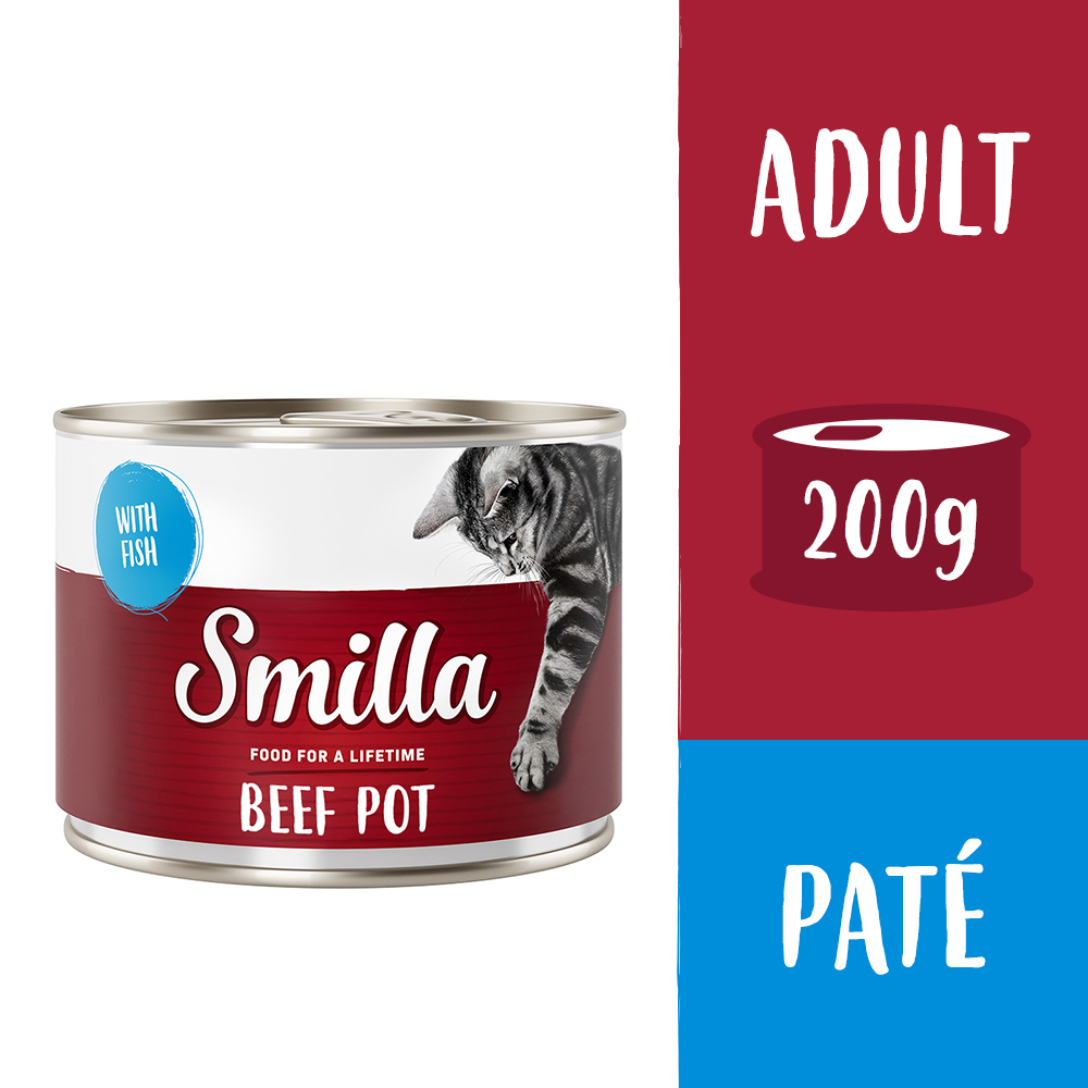 Smilla Rindtöpfchen 6 x 200 g - Rind mit Fisch von Smilla