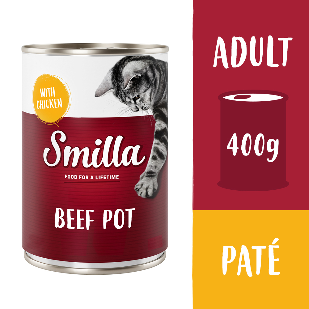 Smilla Rindtöpfchen 6 x 400 g - Rind mit Huhn von Smilla