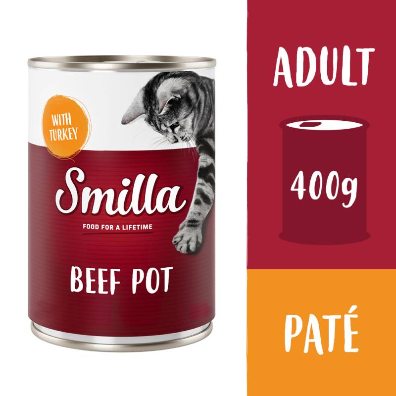 Smilla Rindtöpfchen 6 x 400 g - Rind mit Pute Smilla Rindtöpfchen 6 x 400 g - Rind mit Pute von Smilla