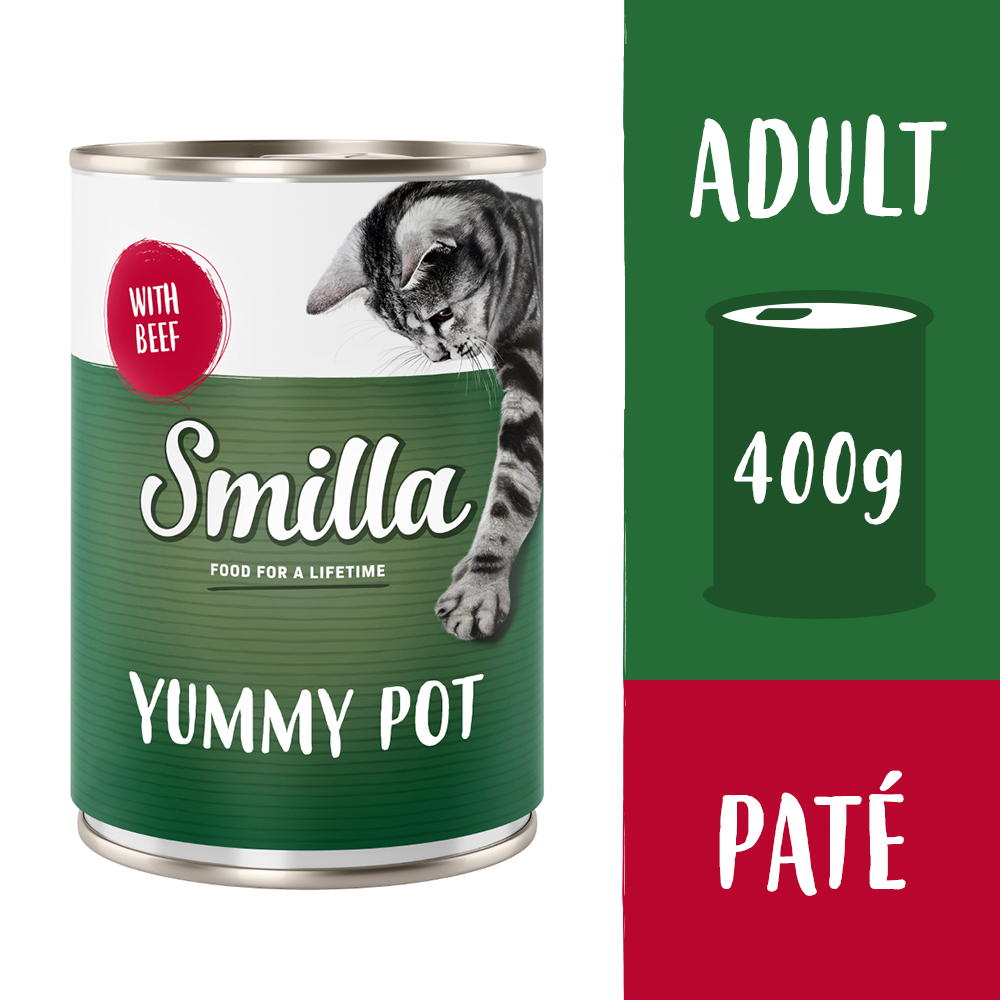 Smilla Schnurrtöpfchen 20 x 400 g - Rind Smilla Schnurrtöpfchen 20 x 400 g - Rind von Smilla