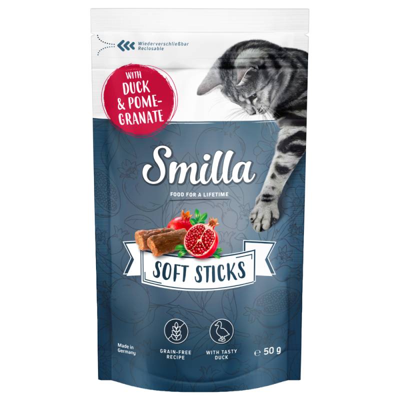 Smilla Soft Sticks 50 g - Ente und Granatapfel von Smilla