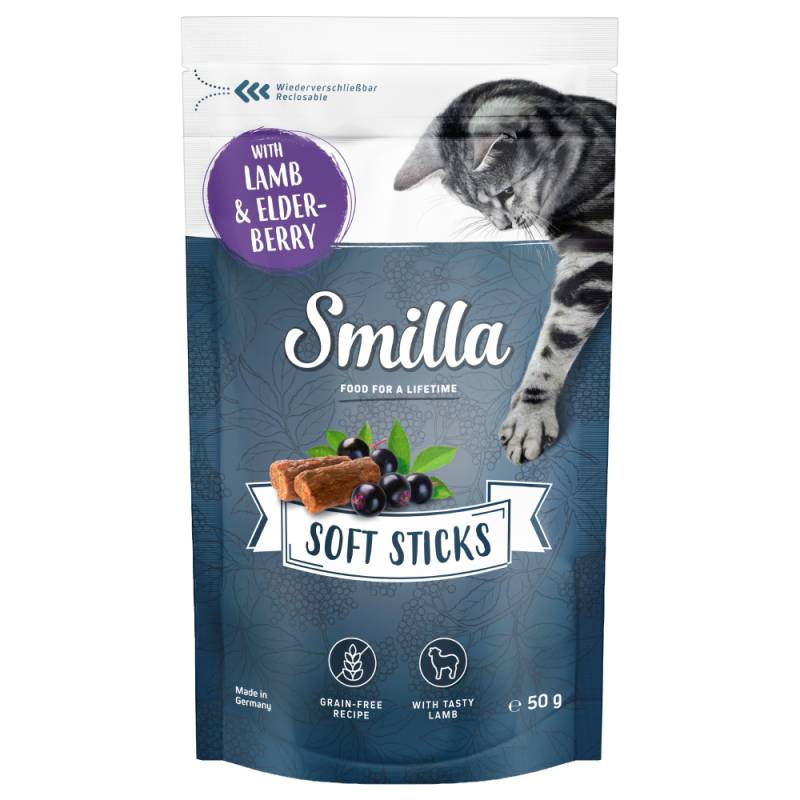 Smilla Soft Sticks 50 g - Lamm und Holunderbeere von Smilla
