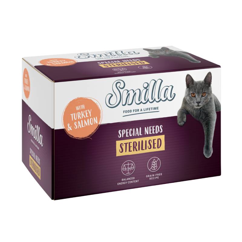 Smilla Schale Sterilised 6 x 100 g - Pute mit Lachs von Smilla