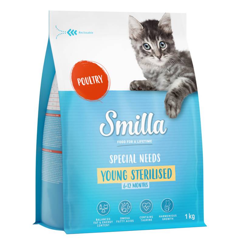 Smilla Young Sterilised mit Geflügel - 1 kg von Smilla