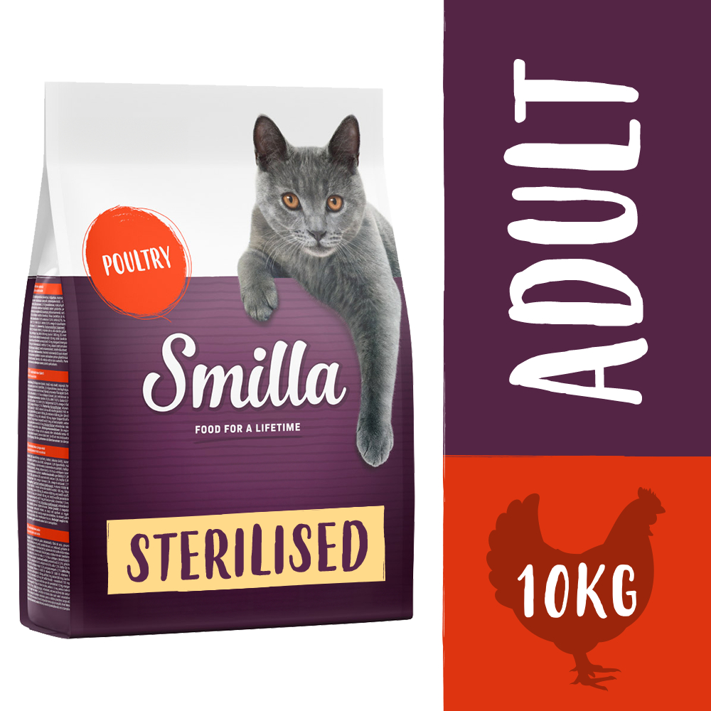 Sparpaket Smilla 2 x 10 kg - Adult Sterilised Geflügel von Smilla