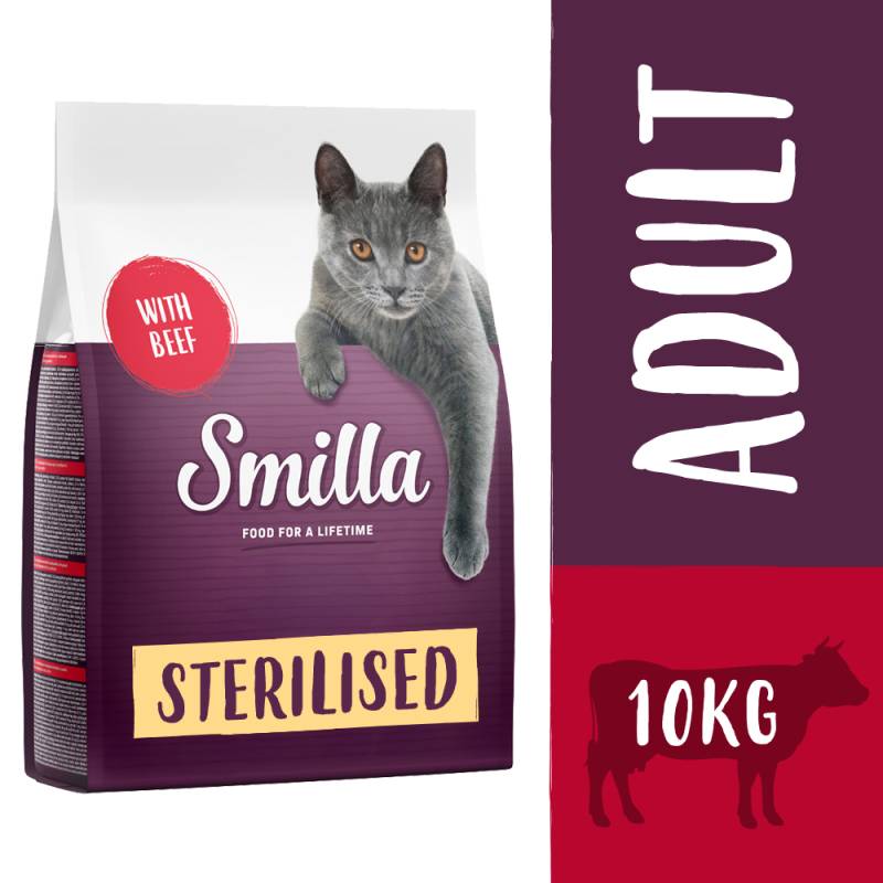Sparpaket Smilla 2 x 10 kg - Adult Sterilised mit Rind Sparpaket Smilla 2 x 10 kg - Adult Sterilised mit Rind von Smilla