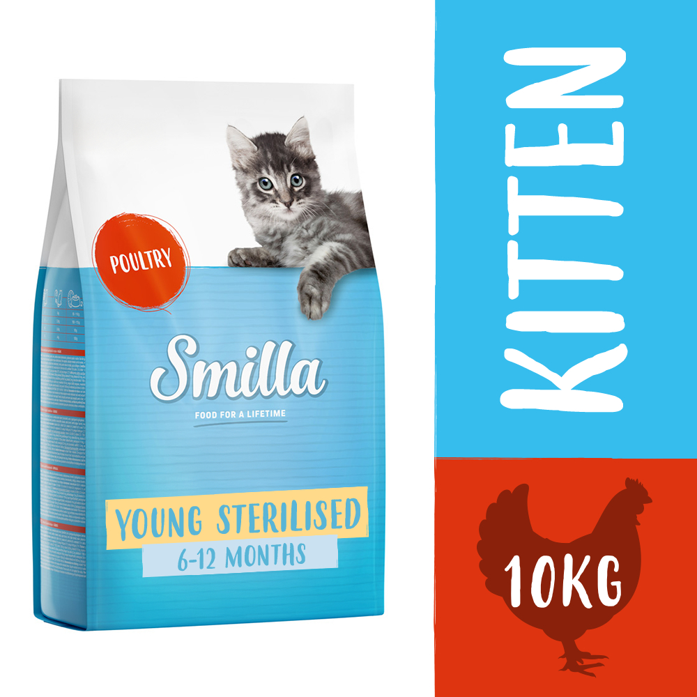 Sparpaket Smilla 2 x 10 kg - Young Sterilised mit Geflügel von Smilla