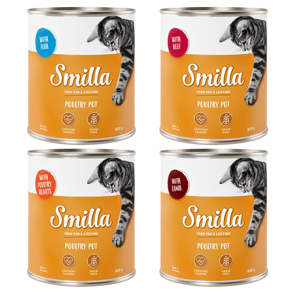 Sparpaket Smilla Geflügeltöpfchen 24 x 800 g - Mixed Pack Sparpaket Smilla Geflügeltöpfchen 24 x 800 g - Mixed Pack von Smilla