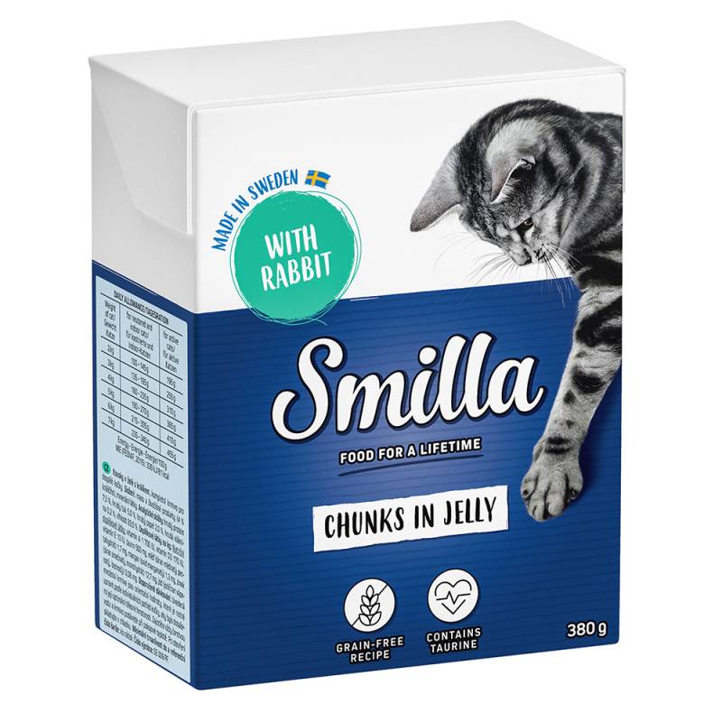 Sparpaket Smilla Tetra Häppchen 24 x 370 / 380 g - in Gelee Kaninchen (24 x 380 g) von Smilla