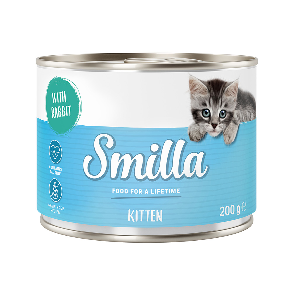 Sparpaket Smilla Kitten 24 x 200 g - Kaninchen von Smilla