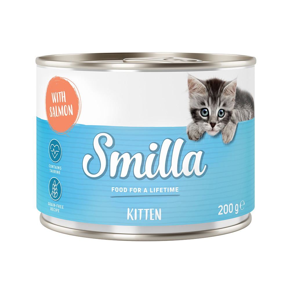 Sparpaket Smilla Kitten 24 x 200 g - Lachs Sparpaket Smilla Kitten 24 x 200 g - Lachs von Smilla