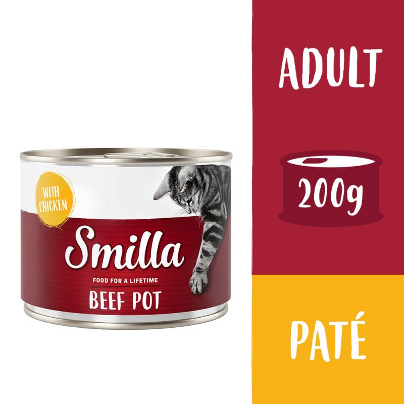 Sparpaket Smilla Rindtöpfchen 24 x 200 g - Rind mit Huhn Sparpaket Smilla Rindtöpfchen 24 x 200 g - Rind mit Huhn von Smilla