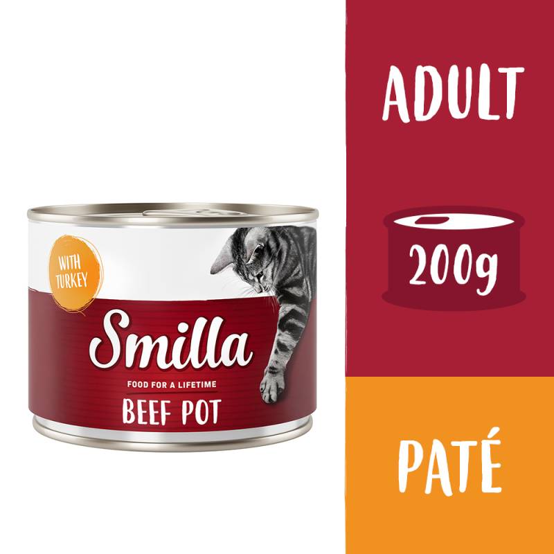 Sparpaket Smilla Rindtöpfchen 24 x 200 g - Rind mit Pute Sparpaket Smilla Rindtöpfchen 24 x 200 g - Rind mit Pute von Smilla