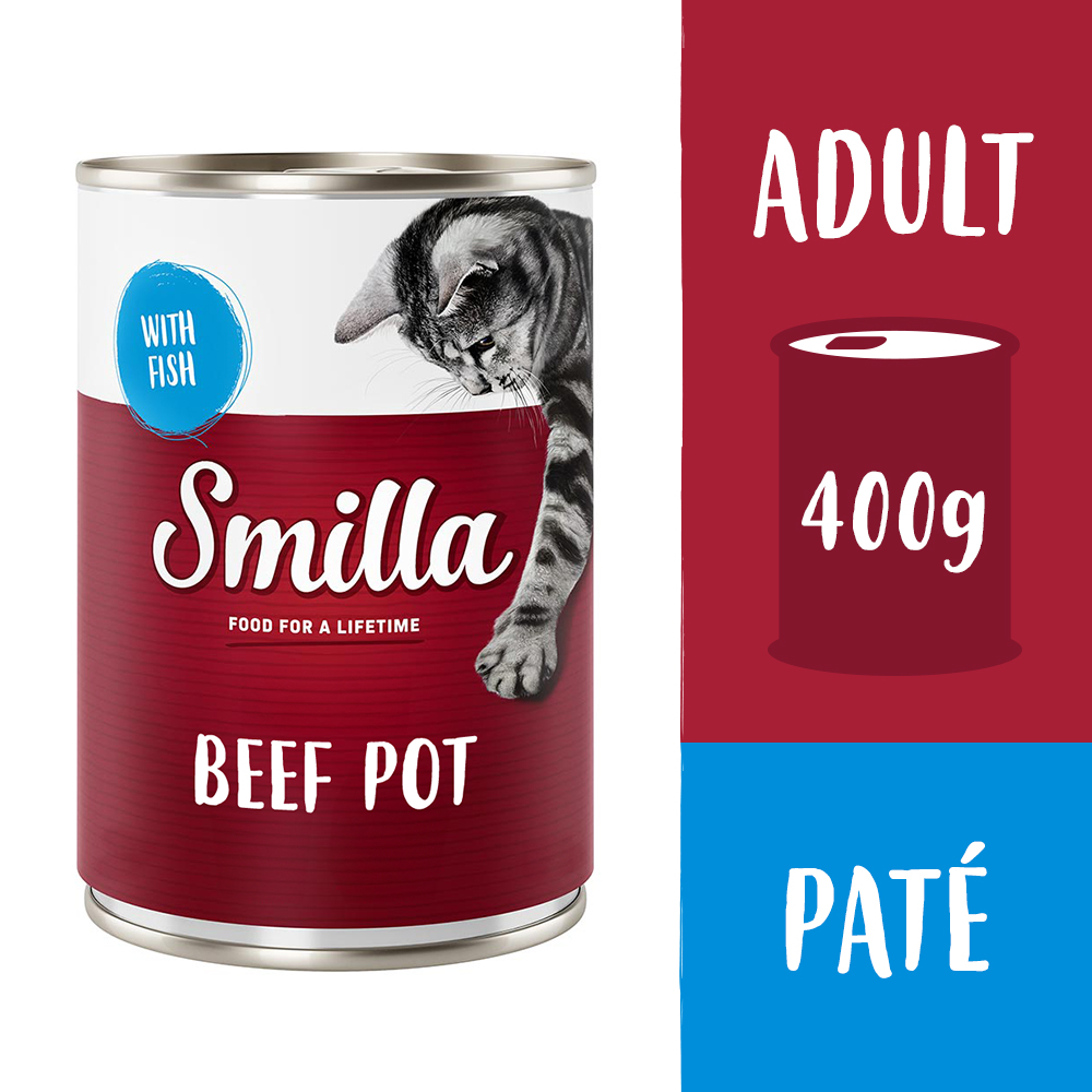 Sparpaket Smilla Rindtöpfchen 24 x 400 g - Fisch von Smilla