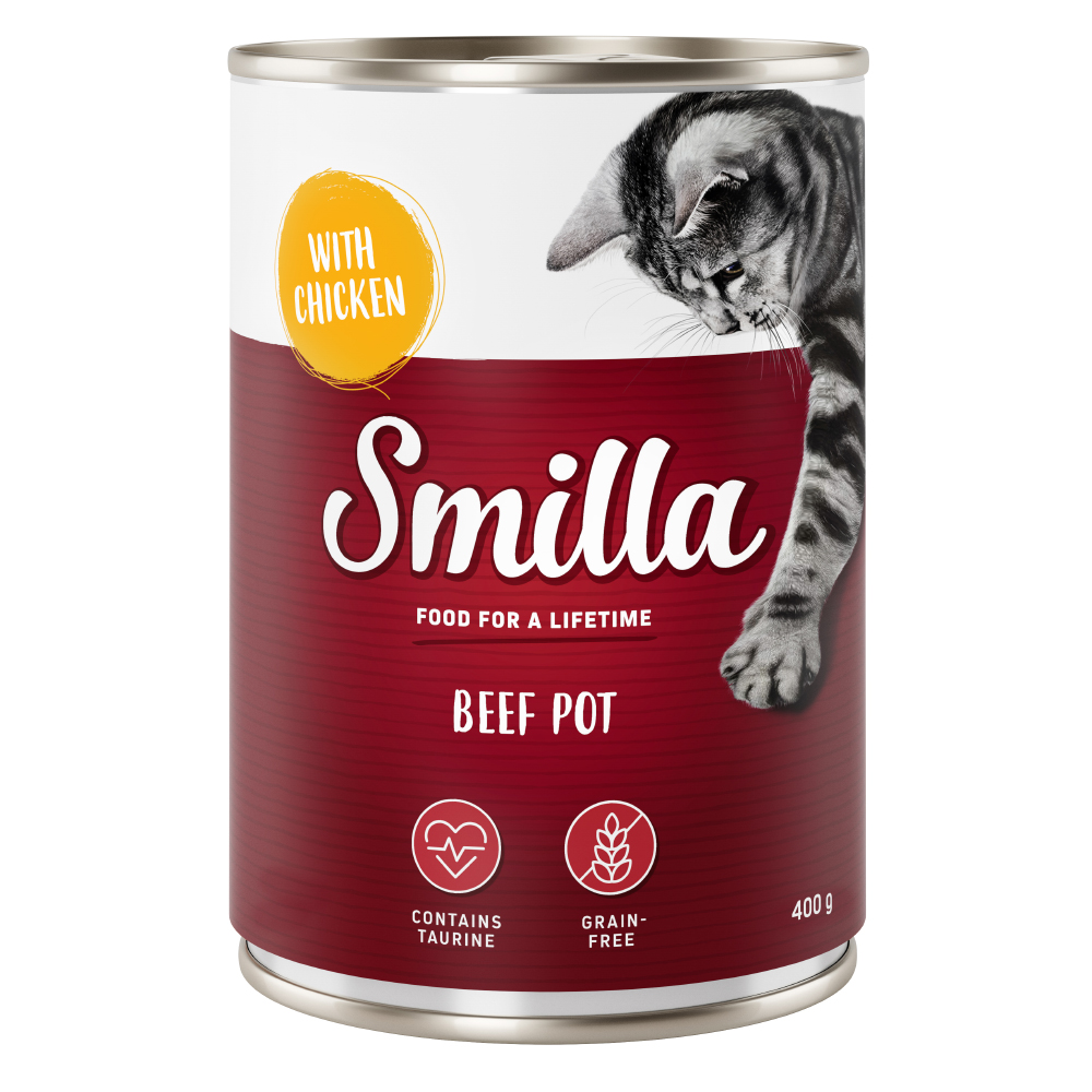 Sparpaket Smilla Rindtöpfchen 24 x 400 g - Rind mit Ente Sparpaket Smilla Rindtöpfchen 24 x 400 g - Rind mit Ente von Smilla