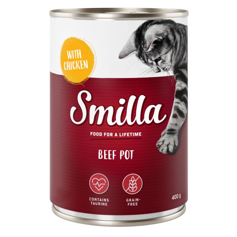Sparpaket Smilla Rindtöpfchen 24 x 400 g - Rind mit Ente Sparpaket Smilla Rindtöpfchen 24 x 400 g - Rind mit Ente von Smilla