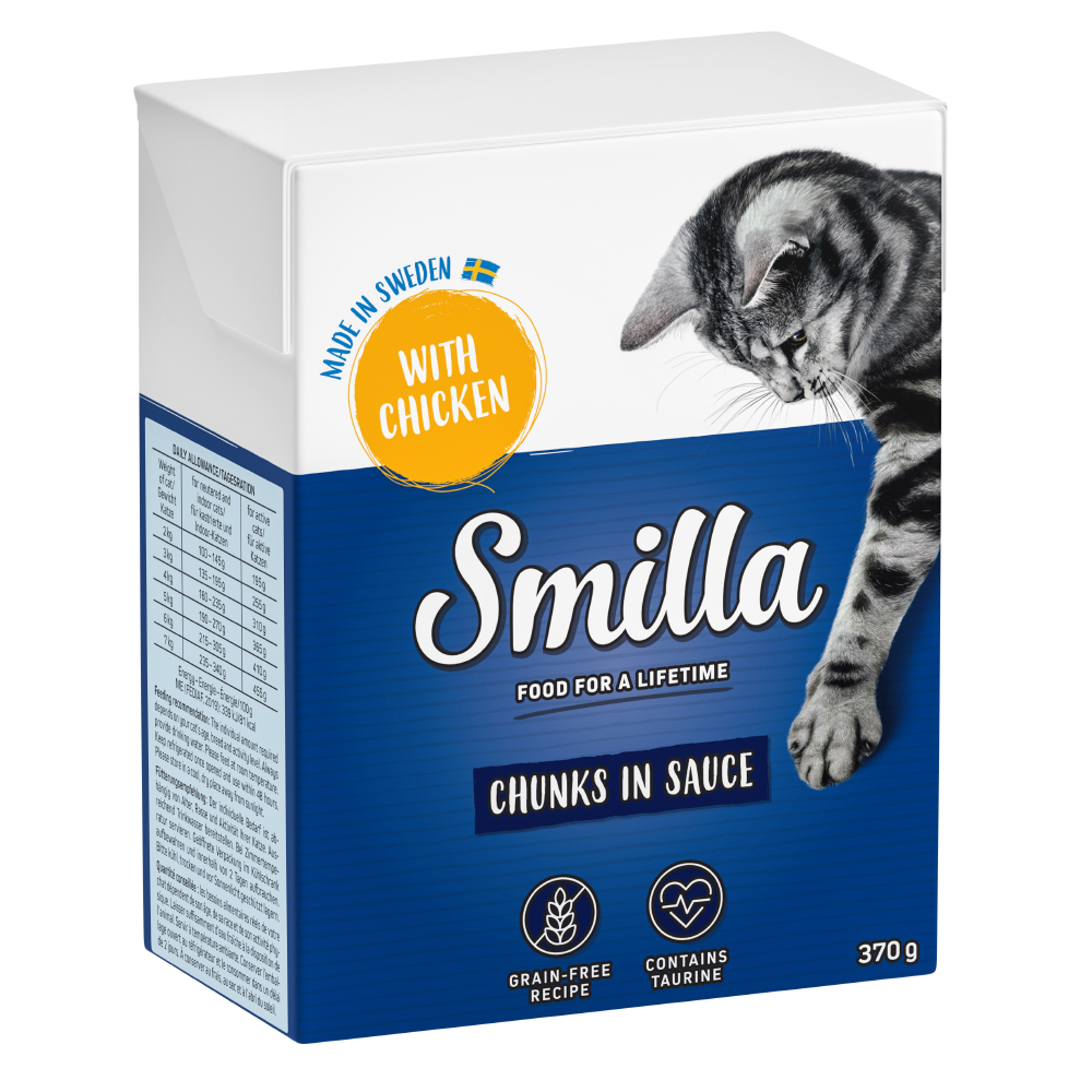 Sparpaket Smilla Tetra Häppchen 24 x 370 / 380 g - in Soße Huhn (24 x 370 g) von Smilla