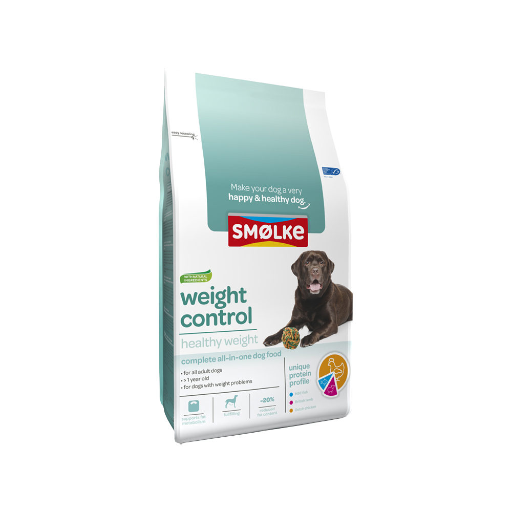 Smølke Adult Weight Control Hundefutter - 12 kg von Smølke