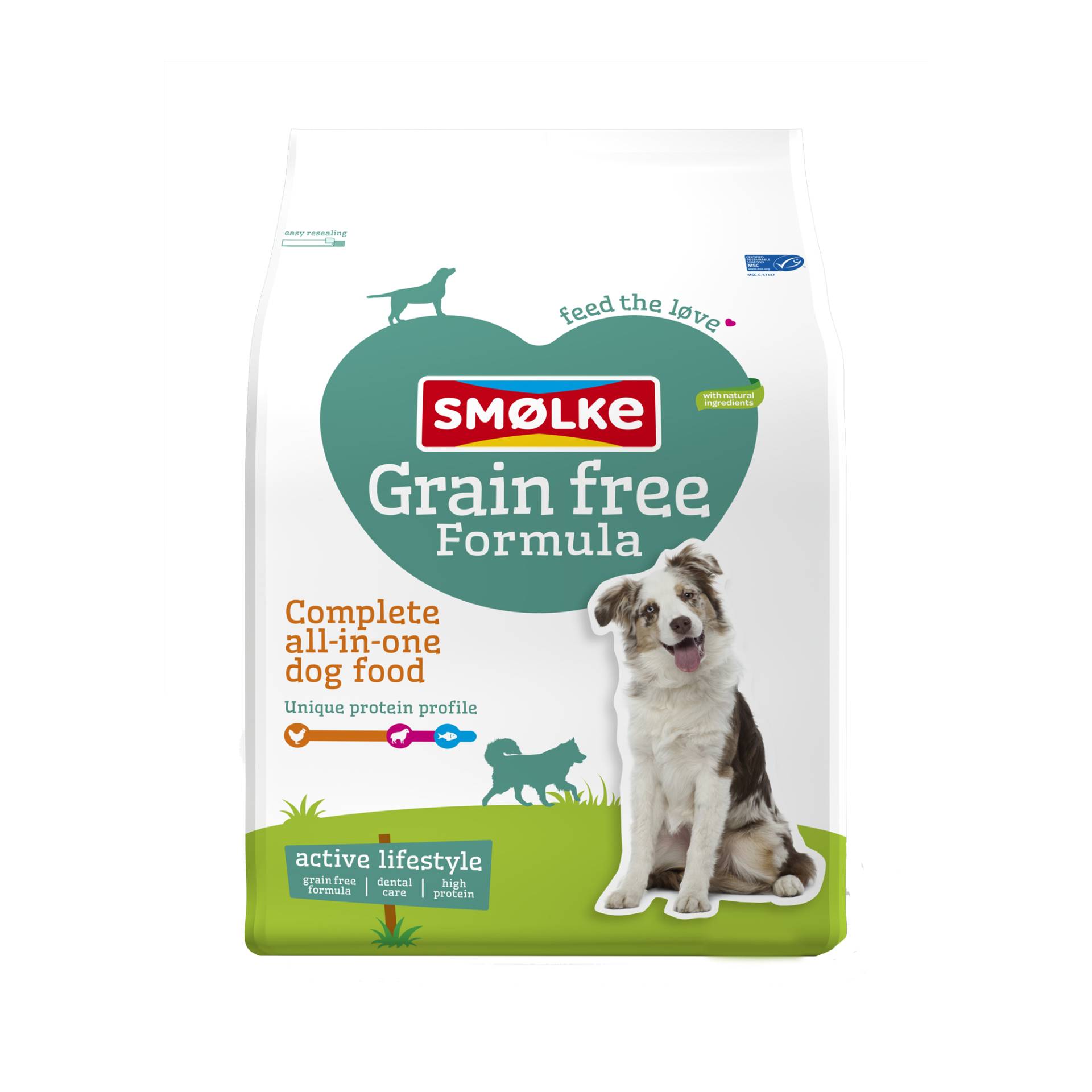 Smølke Adult getreidefrei Hundefutter - 3 kg von Smølke