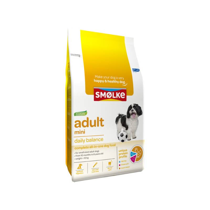 Smølke Hund Adult Mini Hundefutter - 12 kg von Smølke