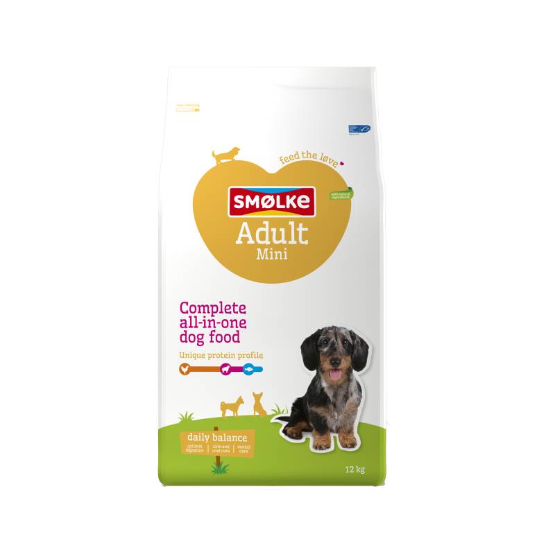 Smølke Hund Adult Mini Hundefutter - 12 kg von Smølke