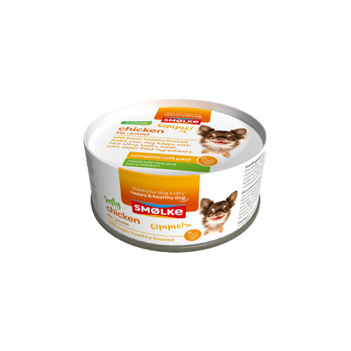 Smølke Hund - Soft Paté - Huhn - 24 x 125 g von Smølke