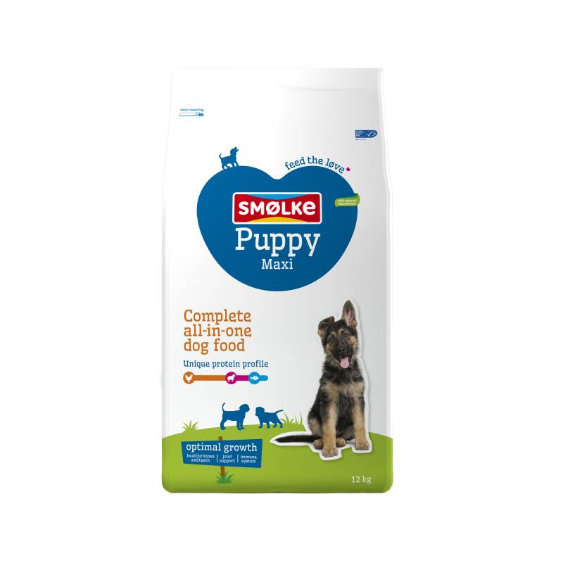 Smølke Puppy Maxi Hundefutter - 12 kg von Smølke