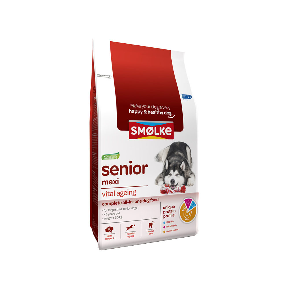 Smølke Senior Maxi Hundefutter - 12 kg von Smølke