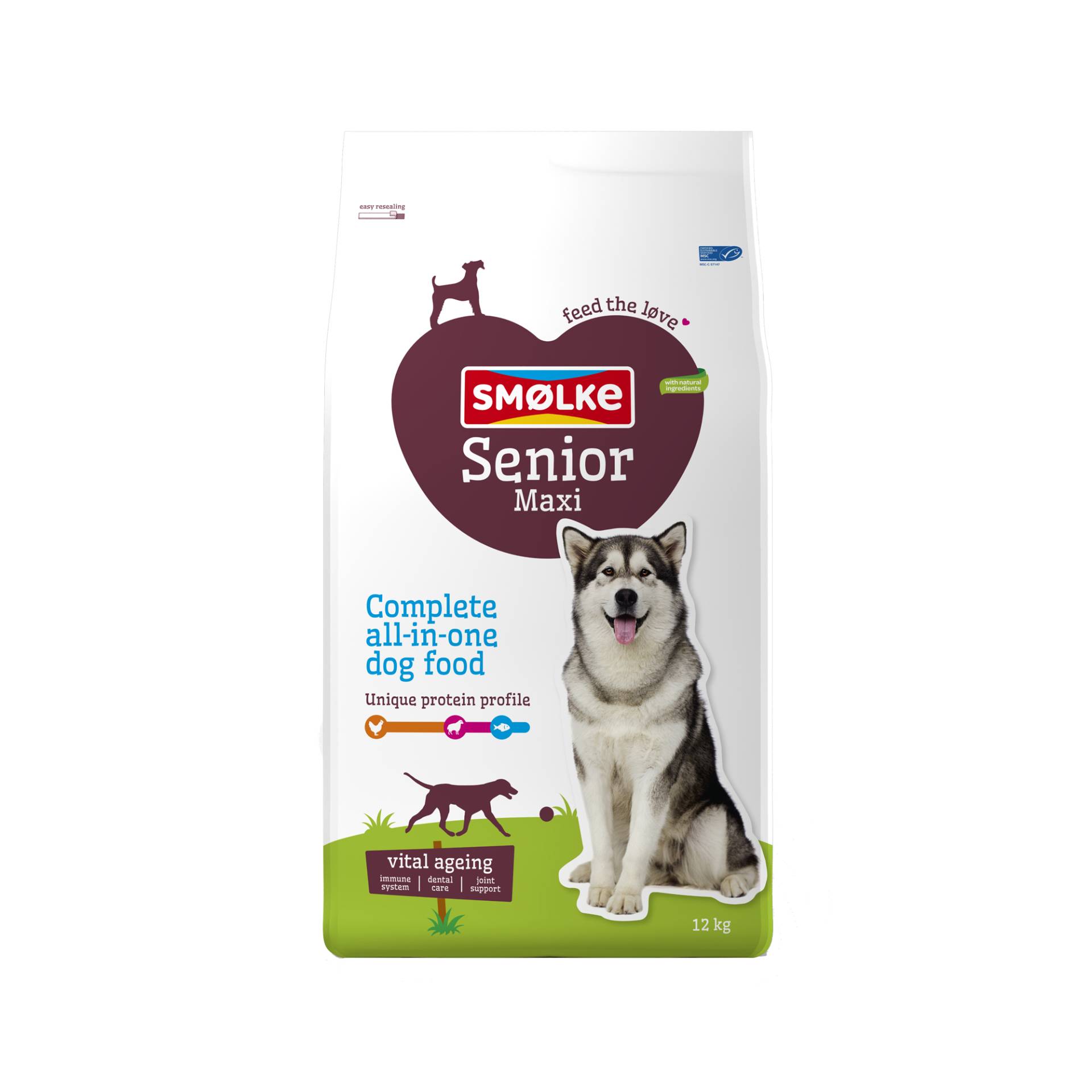 Smølke Senior Maxi Hundefutter - 12 kg von Smølke