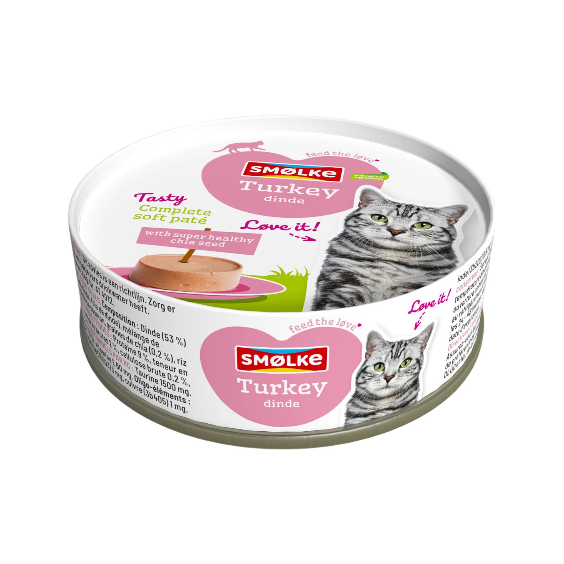 Smølke Soft Paté Katzenfutter - Dosen - Pute - 24 x 80 g Smølke Soft Paté Katzenfutter - Dosen - Pute - 24 x 80 g von Smølke