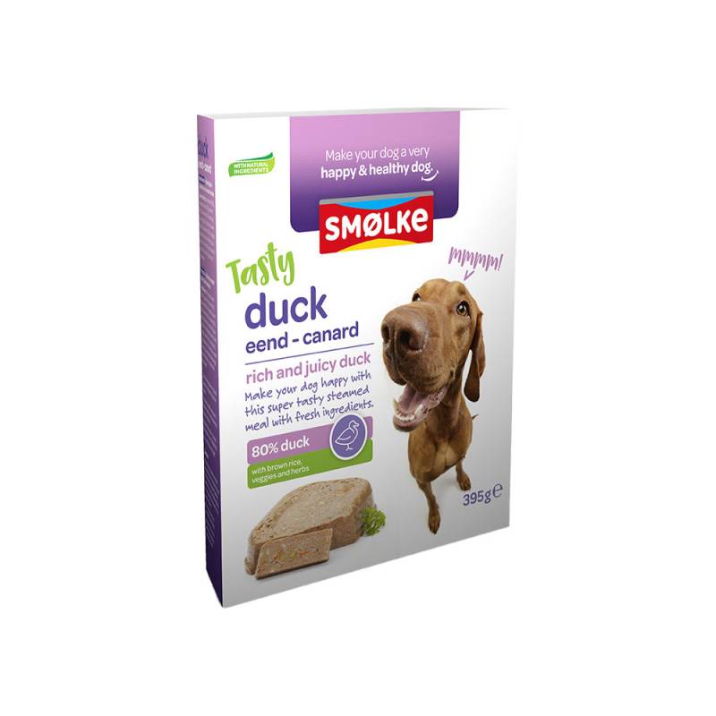 Smølke Tasty Hundefutter - Duck - 10 x 395 g von Smølke