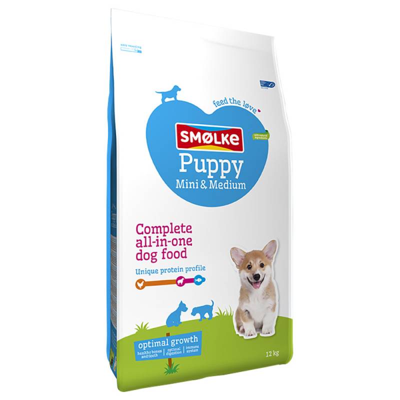 2 x 12 kg Smølke Puppy zum Somderpreis! - Mini-Medium von Smolke