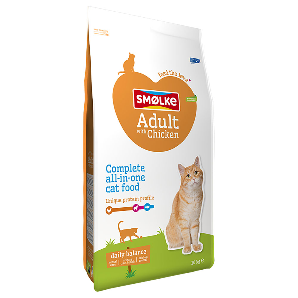 Smølke Adult mit Huhn und Reis - Sparpaket: 2 x 10 kg Smølke Adult mit Huhn und Reis - Sparpaket: 2 x 10 kg von Smolke