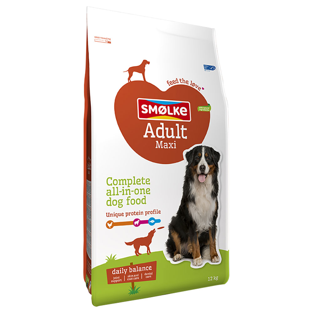 Smølke Hund Adult Maxi - Sparpaket: 2 x 12 kg von Smolke