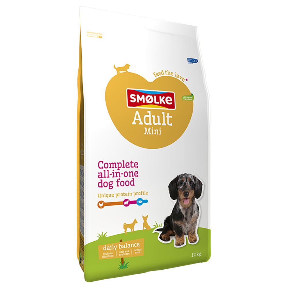 Smølke Hund Adult Mini - Sparpaket: 2 x 12 kg von Smolke