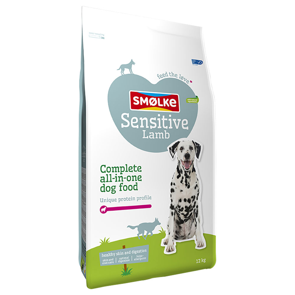 Smølke Hund Sensitive Lamm - Sparpaket: 2 x 12 kg Smølke Hund Sensitive Lamm - Sparpaket: 2 x 12 kg von Smolke
