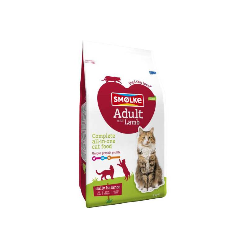 Smølke Adult Katzenfutter - Lamm und Reis - 2 kg von Smølke