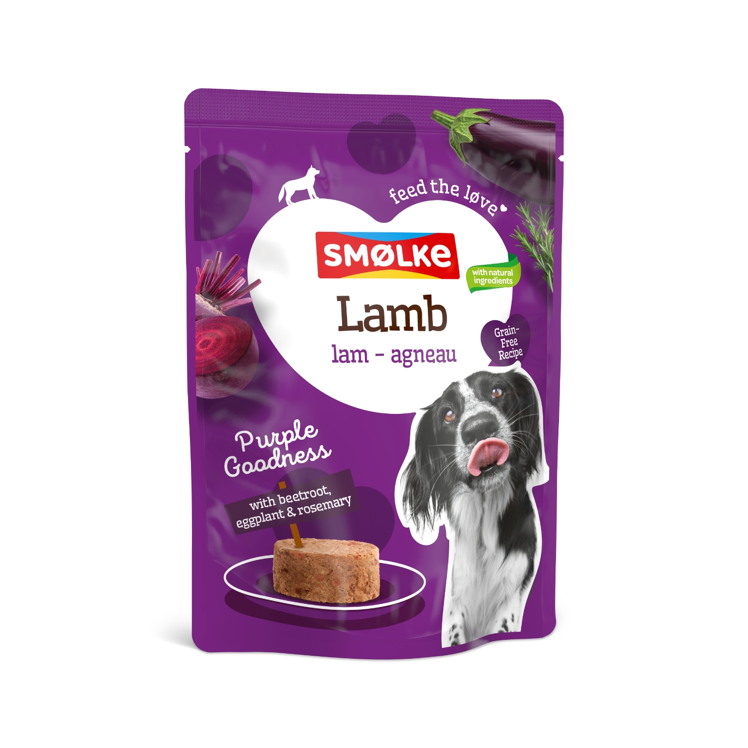 Smølke Pouch 8 x 300 g - Lamm Smølke Pouch 8 x 300 g - Lamm von Smolke