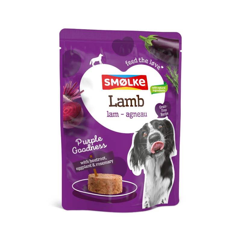 Smølke Pouch 8 x 300 g - Lamm Smølke Pouch 8 x 300 g - Lamm von Smolke