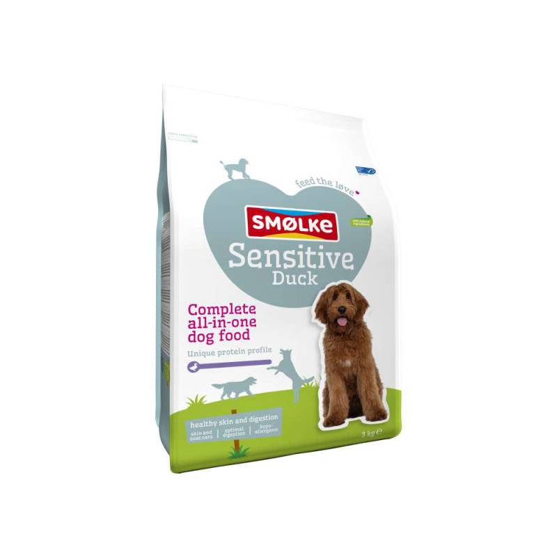 Smølke Sensitive Hundefutter - Ente - 12 kg von Smølke
