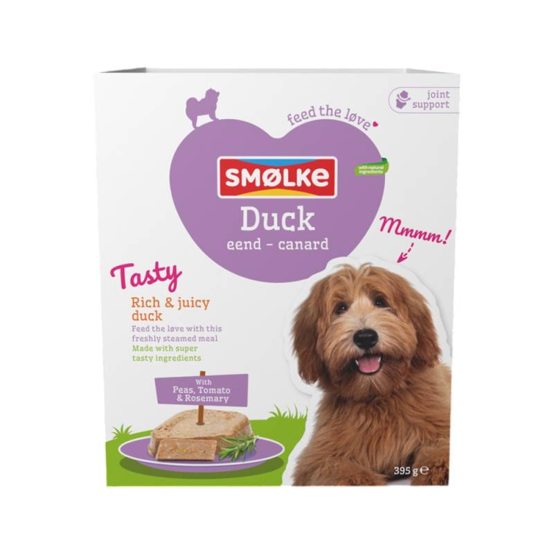 Smølke Tasty Hundefutter - Duck - 10 x 395 g von Smølke