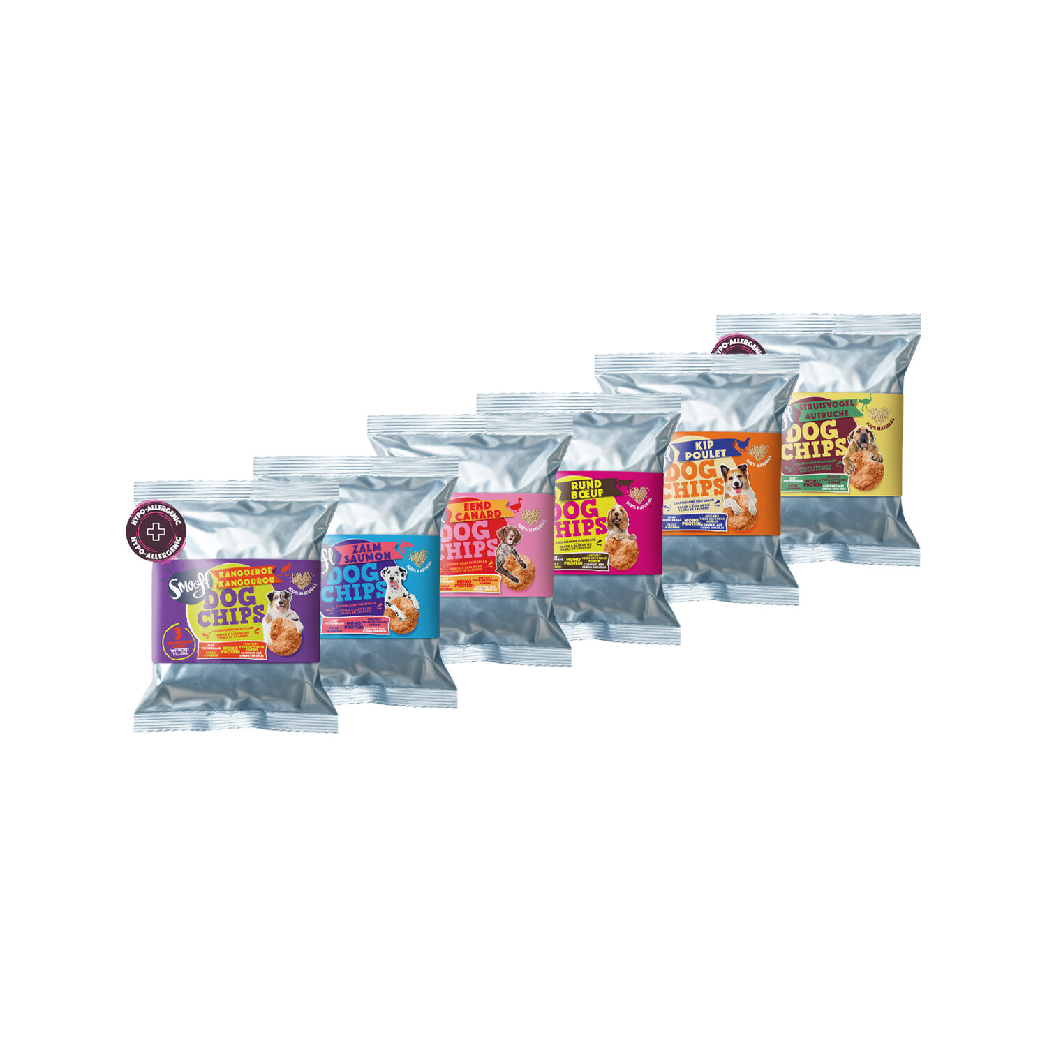 Smoofl Dog Chips - Känguru - 50 g von Smoofl