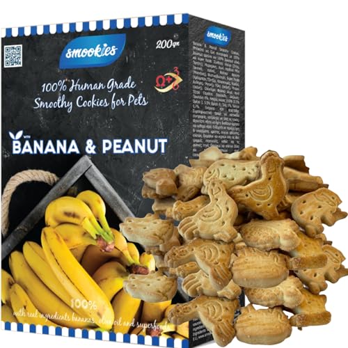 Smookies Banana & Peanut, 200 Gram Snacks für Hunde von Smookies