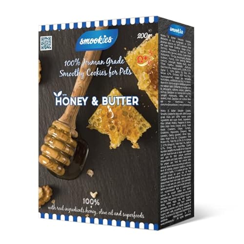 Smookies Honey & Butter, 200 Gram Snacks für Hunde, 1 Stück (1er Pack) von Smookies