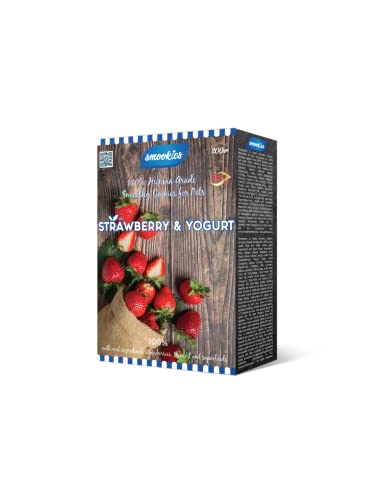 Smookies Strawberry & Yogurt, 200 Gram Snacks für Hunde von Smookies