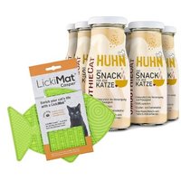 SmoothieCat 6er Huhn + Lickimat Grün von SmoothieCat