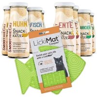 SmoothieCat Mix + Lickimat Grün 8x150 g SmoothieCat Mix + Lickimat Grün 8x150 g von SmoothieCat