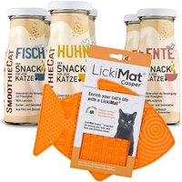 SmoothieCat Mix + Lickimat Orange von SmoothieCat