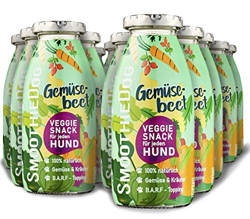 12erPack SmoothieDog Gemüsebeet - je 250ml SmoothieDog Hundesmoothie - vegetarischer Hundesnack für alle Hunde, mit hochwertigen Zutaten, vegan, Gluten- und zuckerfrei von SmoothieDog