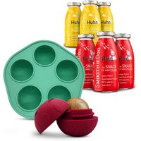 SmoothieDog Huhn 3x 250 ml + Rind 3x 250 ml + Schleckball von SmoothieDog